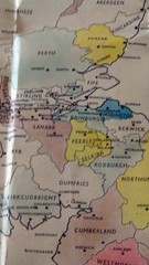 1933 Sheldons LTD Map Of Britain Showing Unemployment In Recession. 60 X 66 Cm.