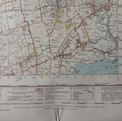 Ordnance Survey Map – London N.E. (1946). 1 Inch = 1 Mile. 73cm x 90cm. VGC