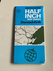 Bartholomew, Half Inch Paper Map, No 59, Dornoch Firth, 1970’s