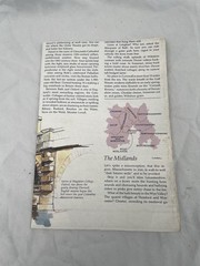 Vintage National Geographic A Traveler’s Map Of The British Isles April 1974