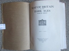 Map of Britain in the Dark Ages North sheet – Ordnance Survey, 1938.