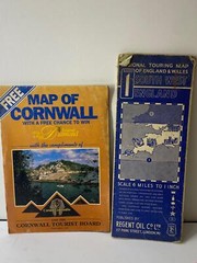 Large Bundle of 16 Various Vintage/Retro and Modern Maps – Various Locations