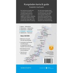 Sweden Kvikkjokk – Adolfström. Kungsleden hiking trail map & guide – part 4