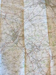 1960 Ordnance Survey One Inch Seventh Series Map 120 Burton Upon Trent inc Derby