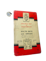 Ordnance Survey Map South Skye and Arisaig Vintage ra