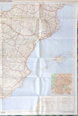 Bartholomew Euro Map – Spain & Portugal Scale – 1: 1,250,000 (1982).