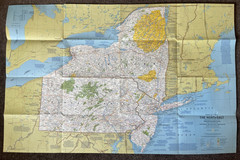 VERY COLLECTABLE CLOSE UP USA 4 NATIONAL GEOGRAPHIC MAP POSTERS 1976 14 STATES