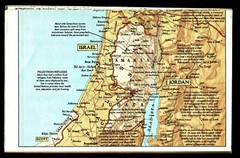 July 1972 National Geographic Society CULTURAL MAP – PEOPLES OF MIDDLE EAST