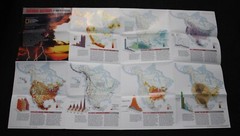 National Geographic Map – Natural Hazards of North America – 1998