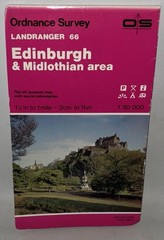 Ordnance Survey Landranger Map – Edinburgh & Midlothian Area – Sheet 66 – 1984