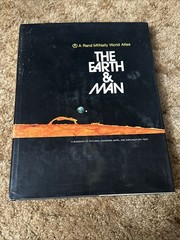 THE EARTH AND MAN;: A RAND MCNALLY WORLD ATLAS By Rand Mcnally And Company *VG+*