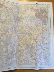1994 Ordnance Survey Pathfinder Map 1247 TQ 23/33 Crawley (incl Balcombe )