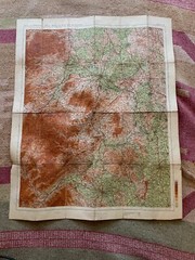 Ward , Lock & Co / W. & A.K. Johnston Motoring Map Of Hereford & Wye Valley Area