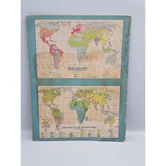 Hammond Historical Atlas Vintage World Maps Education Reference Book