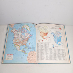 Hammond International World Atlas 1966 Edition Hardcover Book with Dust Jacket