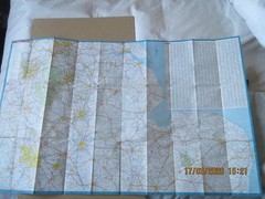 Esso Road Map No. 5 “Midlands and East Anglia” published 1969