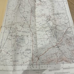 POTTO HUTTON RUDBY Ordnance Survey Sheet NZ40 1:25,000 1958 National Grid Sexhow