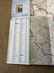Michelin Normandie Foldout Map Regional No. 513 French Language