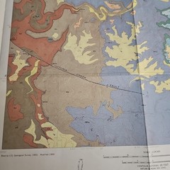 USGS Geologic Maps of Rapid City West & East Quadrangle Pennington County 1969 +