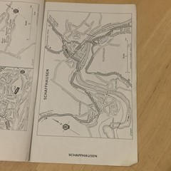 AA Continental Throughway Town Plans Basel Bern Geneva Zurich St Gallen Montreux