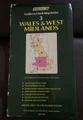 Vintage St Michael:AA Map – Wales & West Midlands 1980