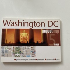 Washington DC PopOut Map – pocket size pop …, Popout Maps