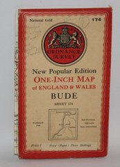 Ordnance Survey – One Inch Map – Bude – Sheet 174 – 1946