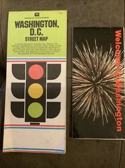 USA Washington DC City Maps Job Lot – American Express Pocket Guide – Mitchell