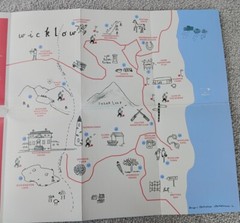 Dublin, Ireland Coastal Towns Visitors Maps Howth, Dalkey, Bray and Greystones