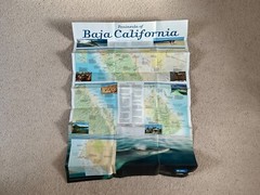 Map of the Peninsula of Baja California, National Geographic