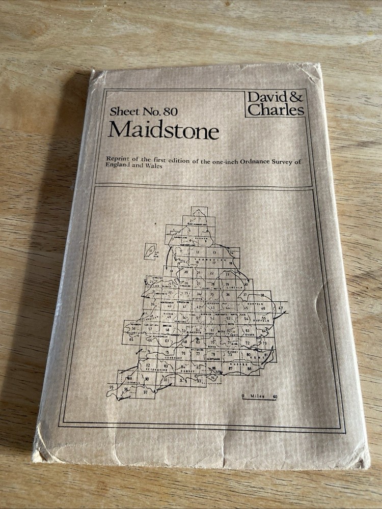 Ordnance Survey First Edition Reprint (one-inch) – Maidstone No. 80 (1979)