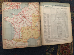 Duckham’s Road Book Vintage Spiral Bound Map
