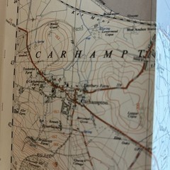 WATCHET Ordnance Survey Sheet ST04 Two & Half Inch MAP 1962 Williton Carhampton