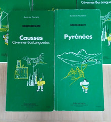Job Lot of 12 Vintage Michelin European Travel Guides (French Language Versions)