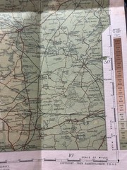 Bartholomew Harrogate No 6 Cloth Folding Tourists Cyclists Vintage Map