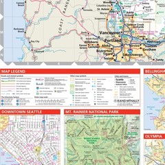 Rand McNally Easy to Read: Washington State Map