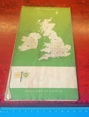 Vintage Shell BP Road Map Sheet No 2 South and West England – (BOX-D)