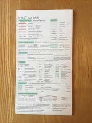 1985 Ordnance Survey Pathfinder Map SU 07/17 Marlborough Downs (incl Lyneham )