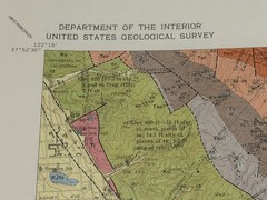 1969 USGS California Map Areal & Engineering Geology Of Oakland East Quadrangle