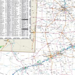 Rand McNally Easy to Read: Texas State Map Multicolor