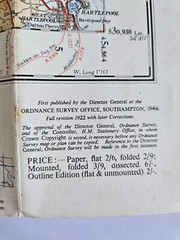 OS Map the Border Lanark to Newcastle Cloth backed 1946 in Good Condition
