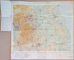Ordnance Survey Quarter-Inch Map, Sheet 11: North Midlands & Yorkshire (1974).