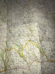 Vintage Ordnance Survey Map Pickering 1970 Map 92