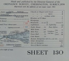 Ordnance Survey One-Inch Map, Sheet 130: Kidderminster (1963).