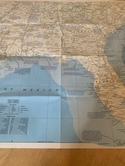 National Geographic The Making of Americe Deep South Map Magazine 1983