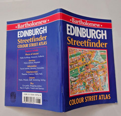 Edinburgh Streetfinder Colour Street Atlas, Bartholomew 1991