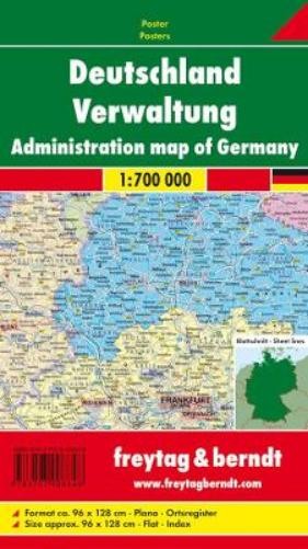 Freytag-Berndt Germany by District (Map) (UK IMPORT)
