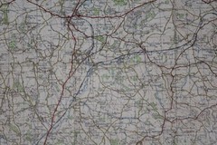 Ordnance Survey – One Inch Cloth Map – Taunton & Lyme Regis – Sheet 177 – 1960