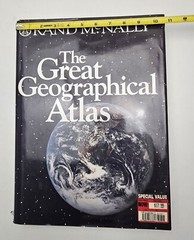 The Great Geographical Atlas Hardcover Rand McNally Staff World