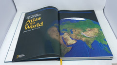 Atlas Of The World Seventh 7th Edition Book Very Large National Geographic EUC